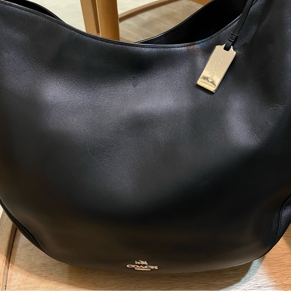 Coach Glovedtanned leather Nomad black Hobo ECU - Picture 2 of 12